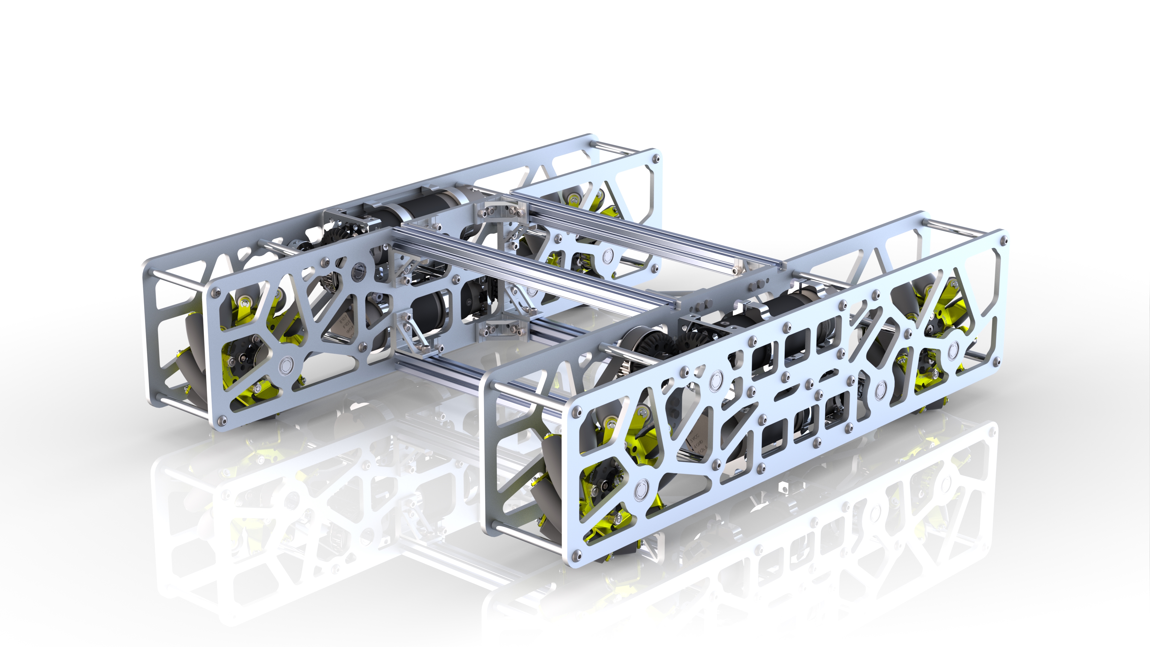 紧凑型麦克纳姆驱动底座